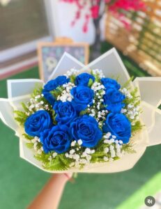 Ramo Rosa Azul